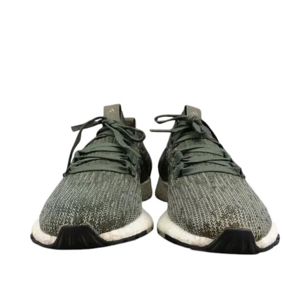 Adidas Shoes Mens 7.5 Athletic Sneakers PureBoost RBL Base Green Running Active - Picture 5 of 12